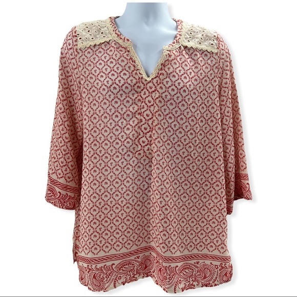 Weekend Susan Betro Pull-over Tunic Top Size Large - Picture 4 of 10